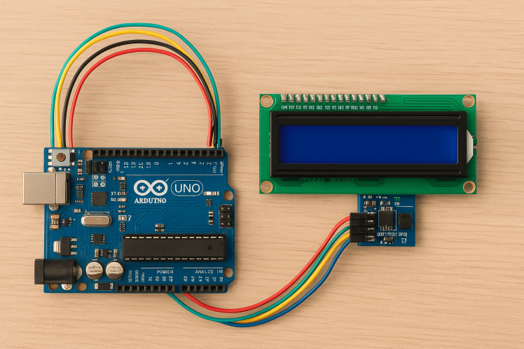آموزش جامع راه‌اندازی LCD کاراکتری با ماژول I2C در آردوینو